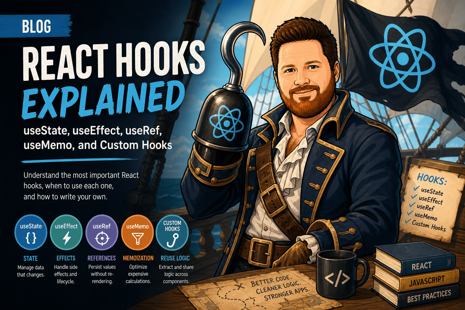 React Hooks Explained: useState, useEffect, useRef, useMemo, and Custom Hooks